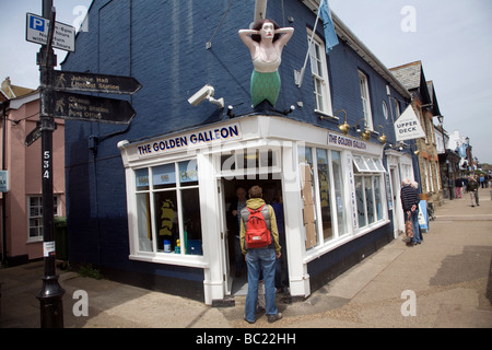 Goldeon Galleon fish and chip shop Aldeburgh Suffolk England Stock Photo