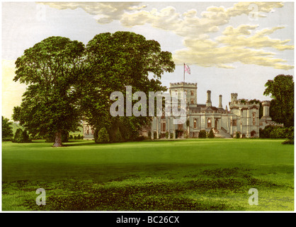 Elton Hall, Northamptonshire, home of the Earl of Carysfort, c1880. Artist: Unknown Stock Photo