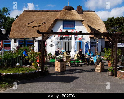 The Heide Kate Seafood Restaurant Amrum Germany Stock Photo