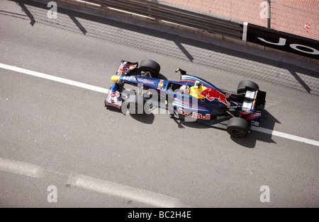 Red Bull driver Sebastian Vettel, of Germany, drives through a turn ...