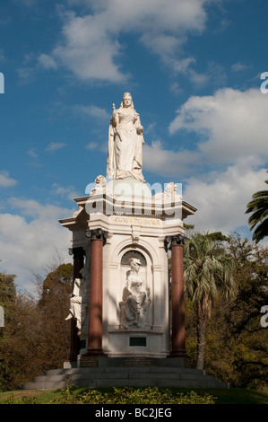 Statue of Queen Victoria in Queen Victoria Gardens, Melbourne, Victoria, Australia Stock Photo