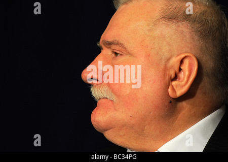 Japan, Tokyo: Lech Walesa, former President of Poland.  2009/03/02 Stock Photo