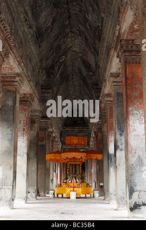 [Angkor Wat] temple shrine, Cambodia Stock Photo