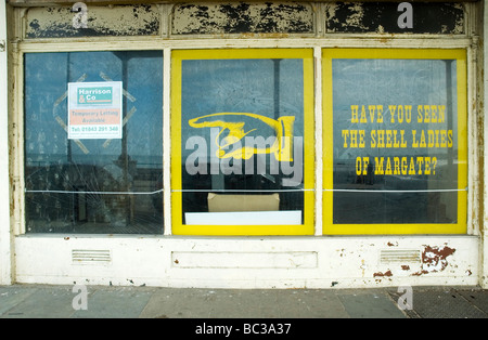 Empty shop in Margate, Kent, England Stock Photo