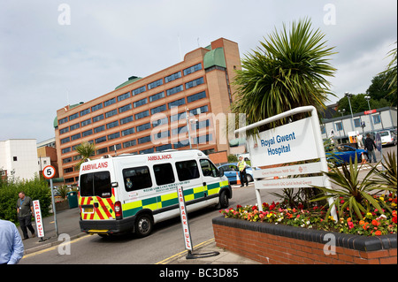 Royal Gwent Hospital, Newport Gwent South Wales Stock Photo