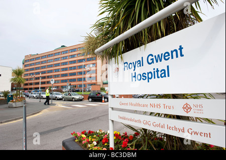 Royal Gwent Hospital, Newport Gwent South Wales Stock Photo