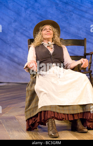 Louise Plowright as Aunt Eller in Oklahoma! by Rogers & Hammerstein, Chichester Festival Theatre, June 2009. Stock Photo