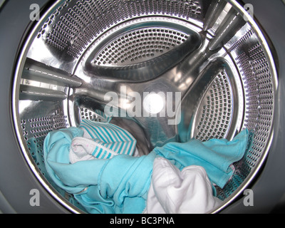 Perforated stainless steel drum for automatic washing machine Stock ...