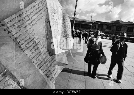 friendship highway lhasa daily life Stock Photo