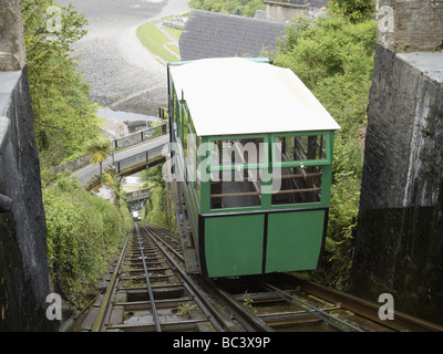 cliff railway lynton devon Stock Photo