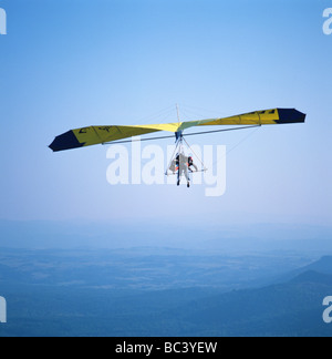 Paragliding : Hang gliding Stock Photo