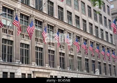 Flags in NYC Stock Photo