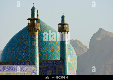 Shah or Imam Mosque in Imam Square in Isfahan Iran Stock Photo