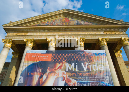 Müczarnok contemporary art gallery at Hösök Tere the Heroes Square in Budapest Hungary Europe Stock Photo