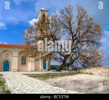 Old orthodox church in the district of Limassol.Cyprus. Stock Photo