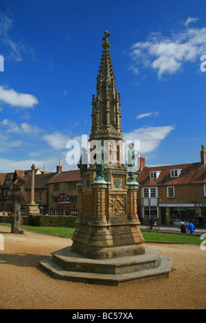 The George Digby Wingfield Digby memorial outside Sherborne Abbey, Dorset, England, UK Stock Photo