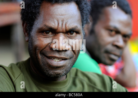 central market port vila vanuatu Stock Photo