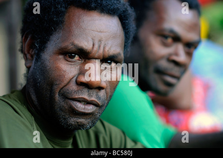 central market port vila vanuatu Stock Photo