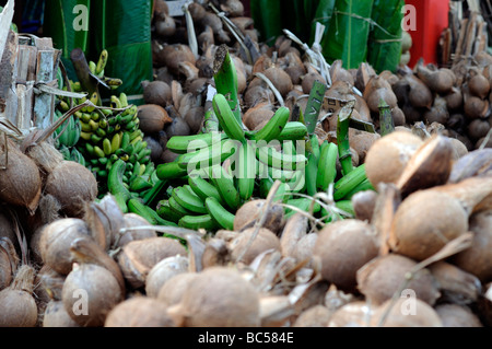 central market port vila vanuatu Stock Photo