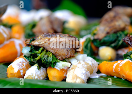 central market port vila vanuatu Stock Photo