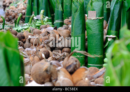 central market port vila vanuatu Stock Photo