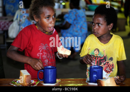 central market port vila vanuatu Stock Photo