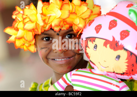 girl port vila vanuatu Stock Photo