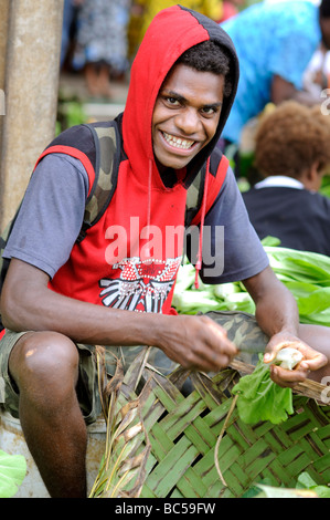 central market port vila vanuatu Stock Photo