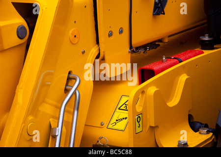 Close-ups of JCB Excavation machines Stock Photo