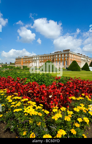 Hampton Court Palace Royal apartments and Gardens Surrey west London Stock Photo