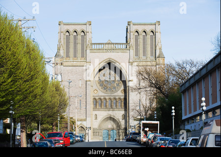 Christ Church Cathedral Victoria Vancouver Island British Columbia Canada Stock Photo