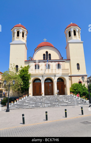 Rethymno, Crete, Greece. Church of Tessaron Martiron (Four Martyrs ...