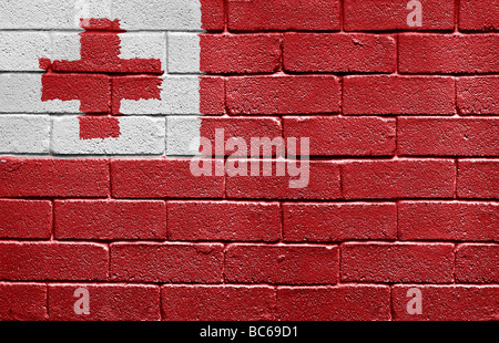 Flag of Tonga Stock Photo