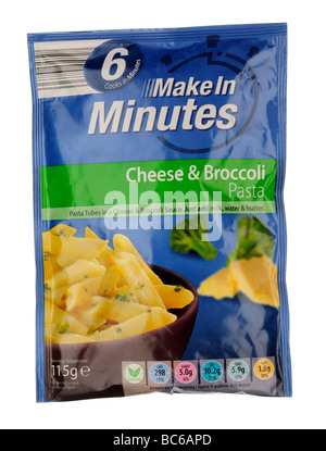 Packet of Microwave Easy Cook Pasta Stock Photo