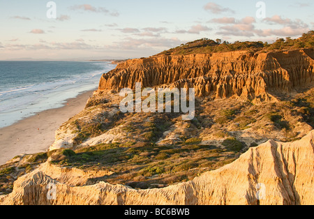 Torrey Pines State Beach in San Diego, California, USA. Stock Photo