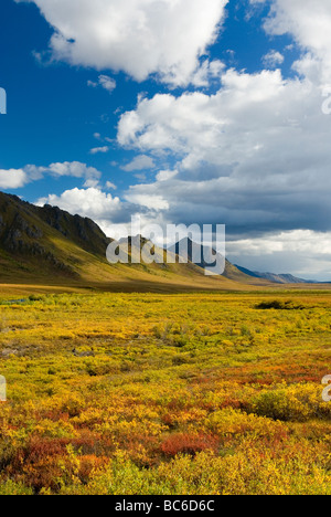 Clouds over the Ogilvie Mountains Tombstone Territorial Park Yukon Canada Stock Photo