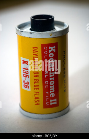 A 35mm roll of Kodachrome film Stock Photo