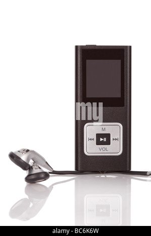 mp3 player on white background Stock Photo - Alamy