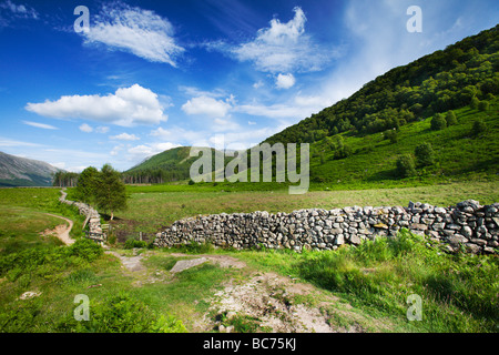 The Ennerdale Valley 'Kirk Fell' In The Distance, Ennerdale 'The Lake District' Cumbria England UK Stock Photo