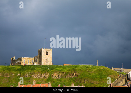 St Mary's church in Whitby, North Yorkshire, England, UK. Stock Photo