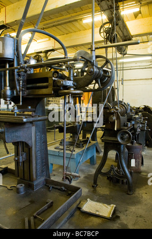 Machinery in Bradford Industrial Museum, West Yorskhire Stock Photo