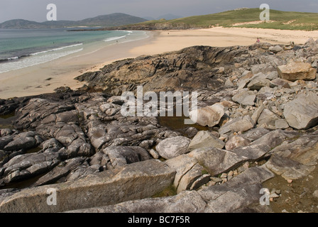 Seilebost Beach Harris Western Isles Scotland Stock Photo