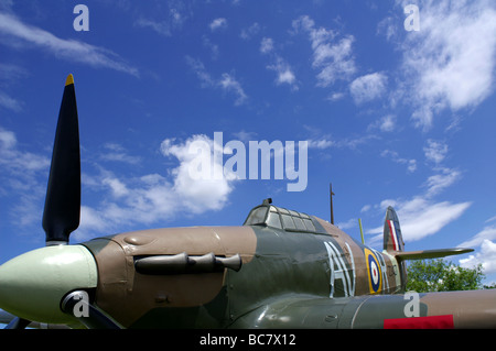 Hurricane in RAF Museum, London Stock Photo