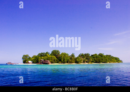 Pulau Sipadan - Holiday Island resort Stock Photo