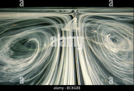 Special Effects -fluid flows within liquids Stock Photo