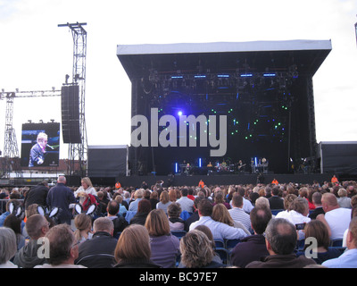 ELTON JOHN in concert in Bristol in June 2009 Stock Photo