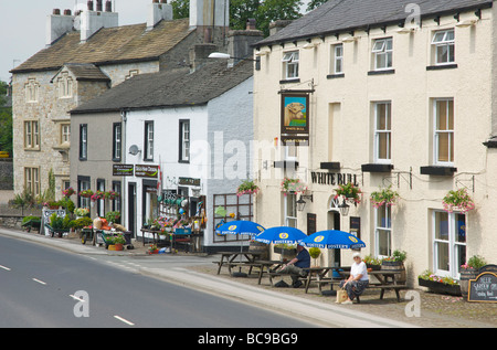 Main Street, Gisburn, Lancashire, England UK Stock Photo