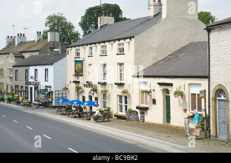 Main Street, Gisburn, Lancashire, England UK Stock Photo