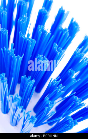 Macro of some synthetic coloured bristles
