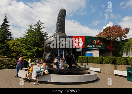 Aquarium in Vancouver City im Stanley Park Canada North America Stock Photo